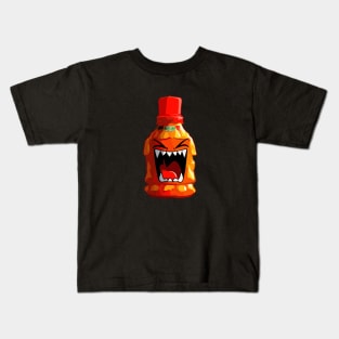 Sriracha Mayo Spicy Sauce Bottle Kids T-Shirt